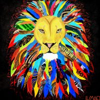 Force de lion (2021, 1mx1m) force-de-lion